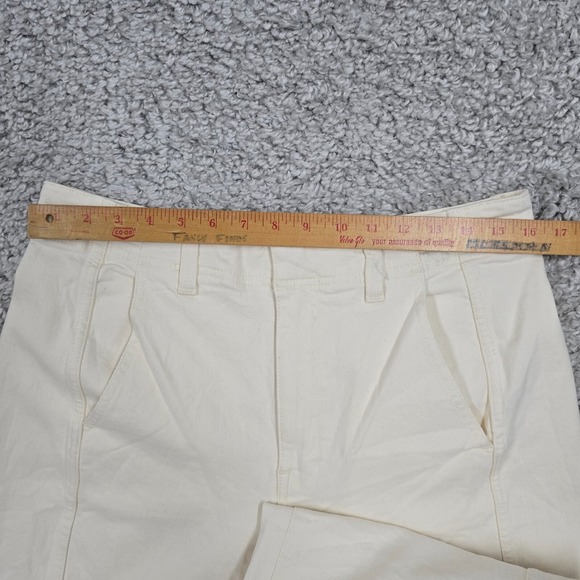 Madewell Jeans Womens 30 Cream High Rise Tapered‎ Denim Office READ - Picture 12 of 16